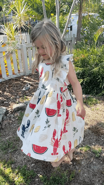Pink ChickenGirls Elsie Dress - Clam Bake