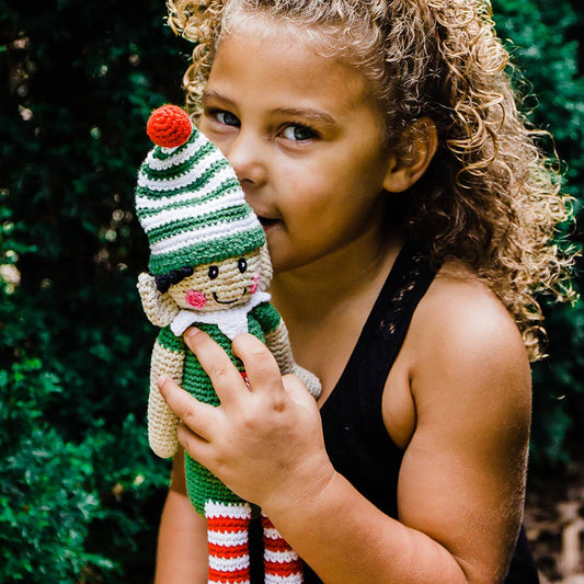 Pebble Christmas Elf Toy