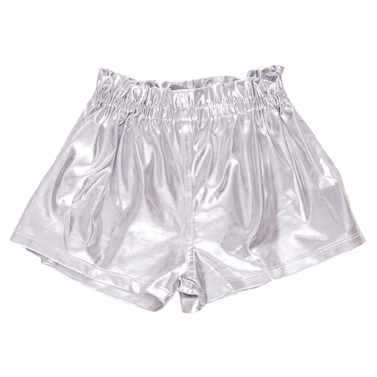 Pink Chicken Girls Lame Theodore Short - Silver