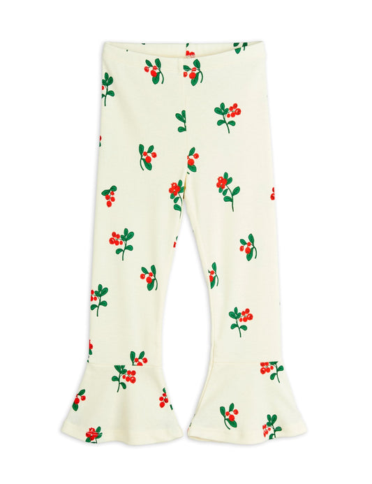 Mini Rodini Lingonberries Flared Trousers