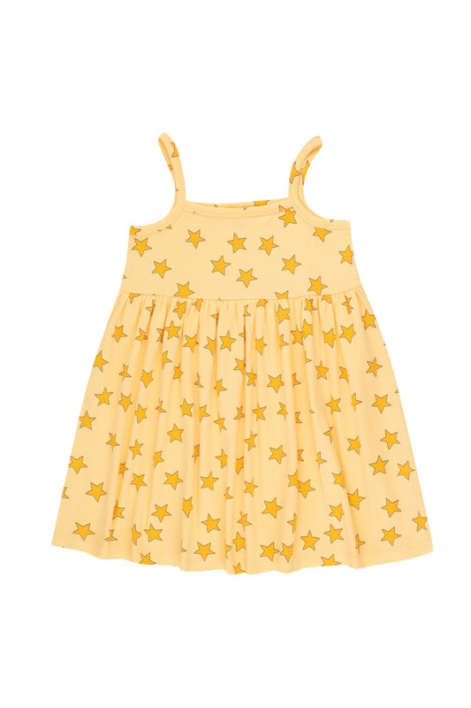 Tiny Cottons Mellow Yellow Stars Dress