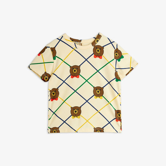Mini Rodini | Bear Check AOP T-Shirt