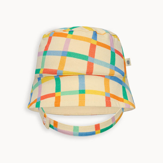 Bonnie Mob Miso - Rainbow Grid Sun Hat