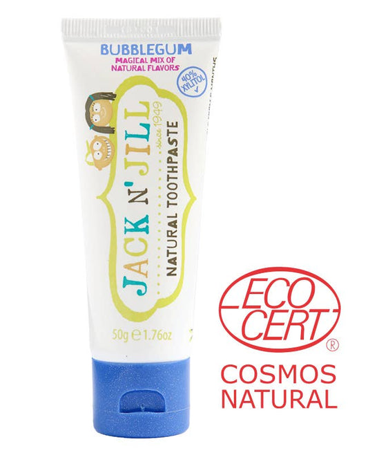 Jack N' Jill Kids Natural Certified Toothpaste Bubblegum 50g