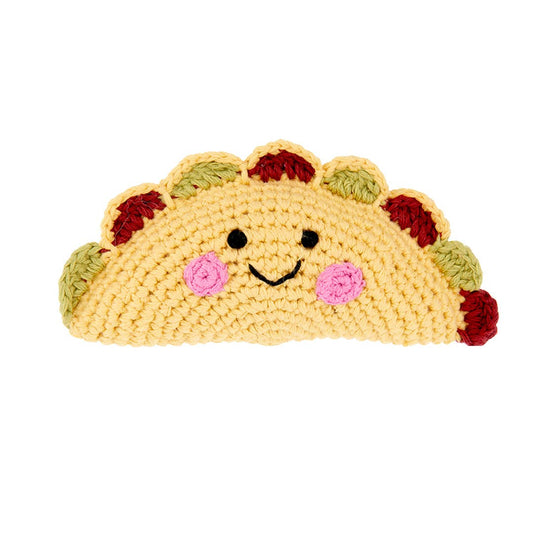 Pebble Pretend Play Food Rattle - Taco
