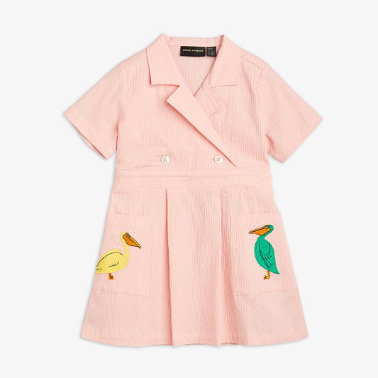 Mini Rodini Pelican Searsucker Dress