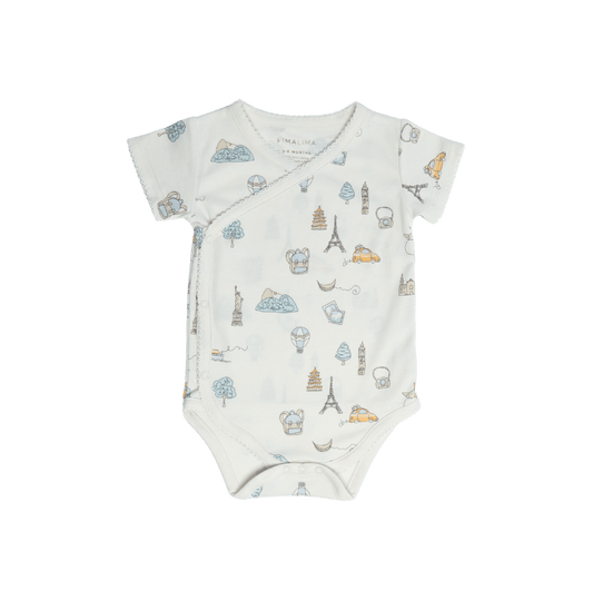 Pima Lima Pima Lima | Kimono Bodysuit | Travel White