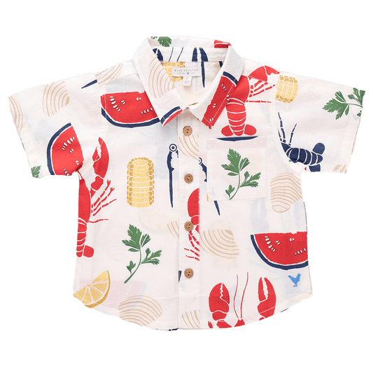 Pink Chicken Pink Chicken | Boys Jack Shirt | Clam Bake
