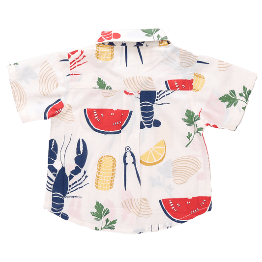 Pink Chicken Pink Chicken | Boys Jack Shirt | Clam Bake