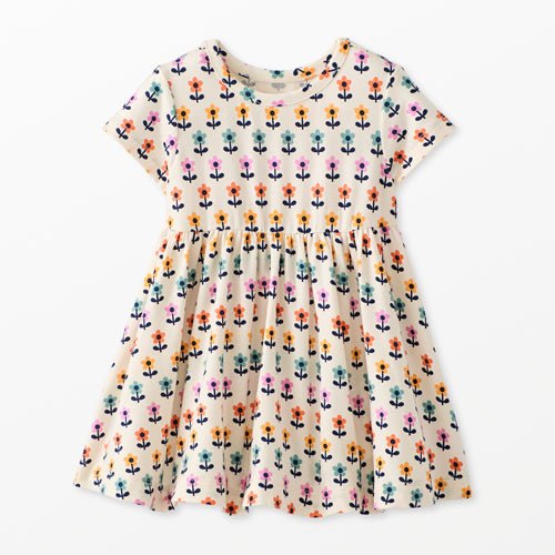 Hanna Andersson | Girls Playtime Dress in HANNASOFT Mini Tulip Dress / 3-6M (60cm) Hanna Andersson | Girls Playtime Dress in HANNASOFT Mini Tulip Dress / 3-6M (60cm)
