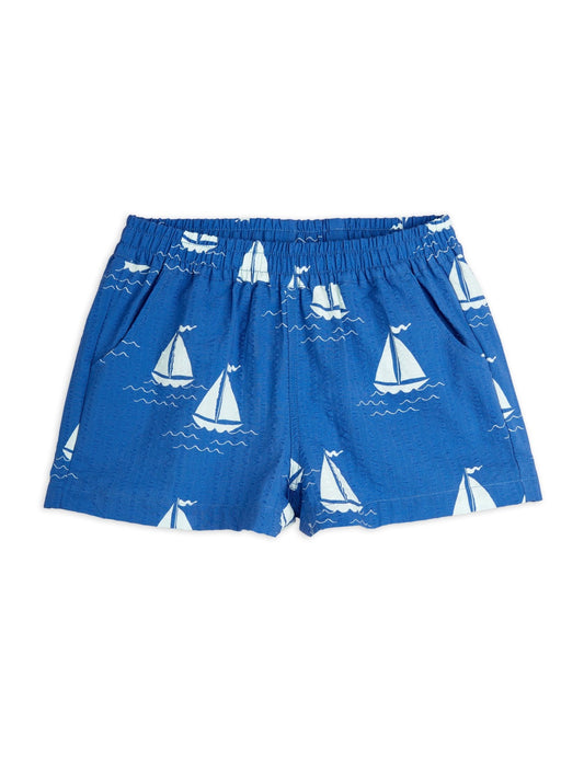 Mini Rodini Sailing Boats Woven Shorts