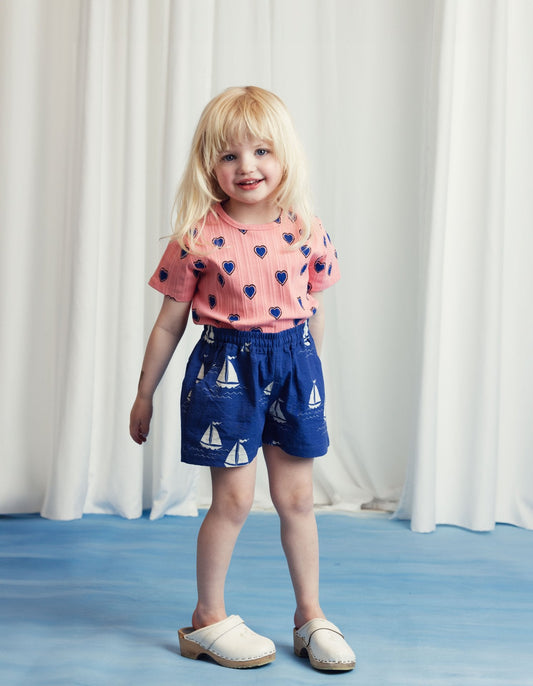 Mini Rodini Sailing Boats Woven Shorts