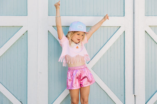 Tiny Cottons Shiny Metallic Short