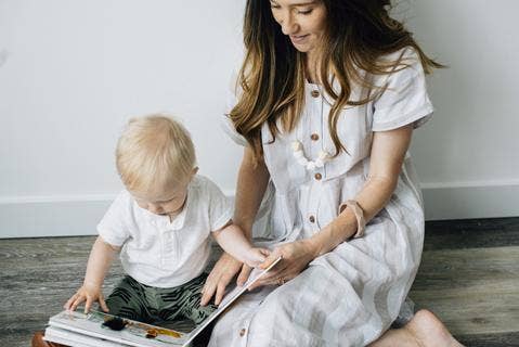 Chewable Charm The Jameson - White Teething Necklace