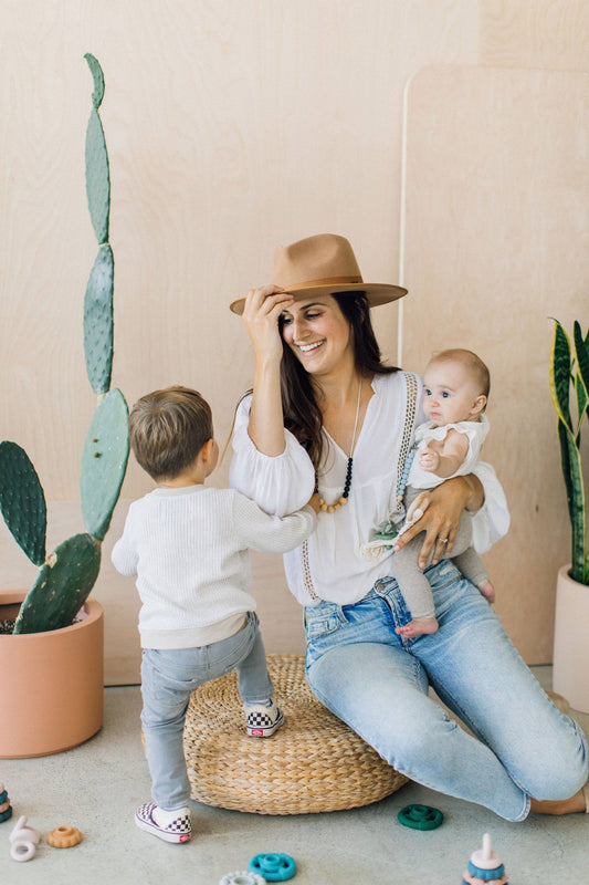 Chewable Charm The Landon - Black Teething Necklace