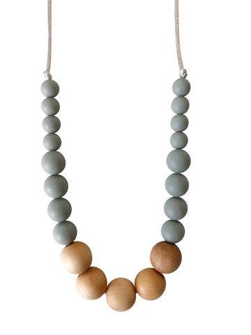Chewable Charm The Landon - Grey Teething Necklace