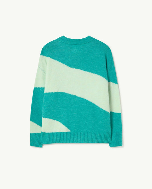 The Animals Observatory Turquoise Bull Sweater