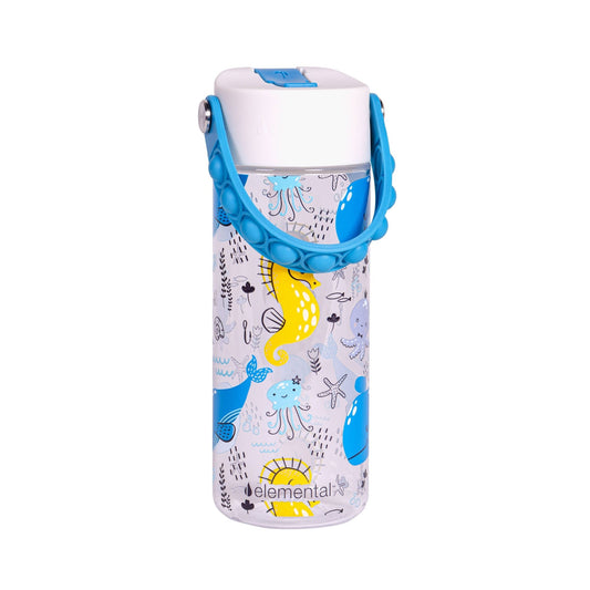 18oz Splash Pop Water Bottle - Ocean Friends - Elemental