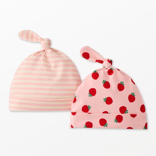 2 - Pack Baby Layette Top Knot Beanie in HANNASOFT™ - Hanna Andersson