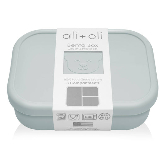 Ali+Oli Leakproof Silicone Bento Box (Dream Blue) - Ali+Oli
