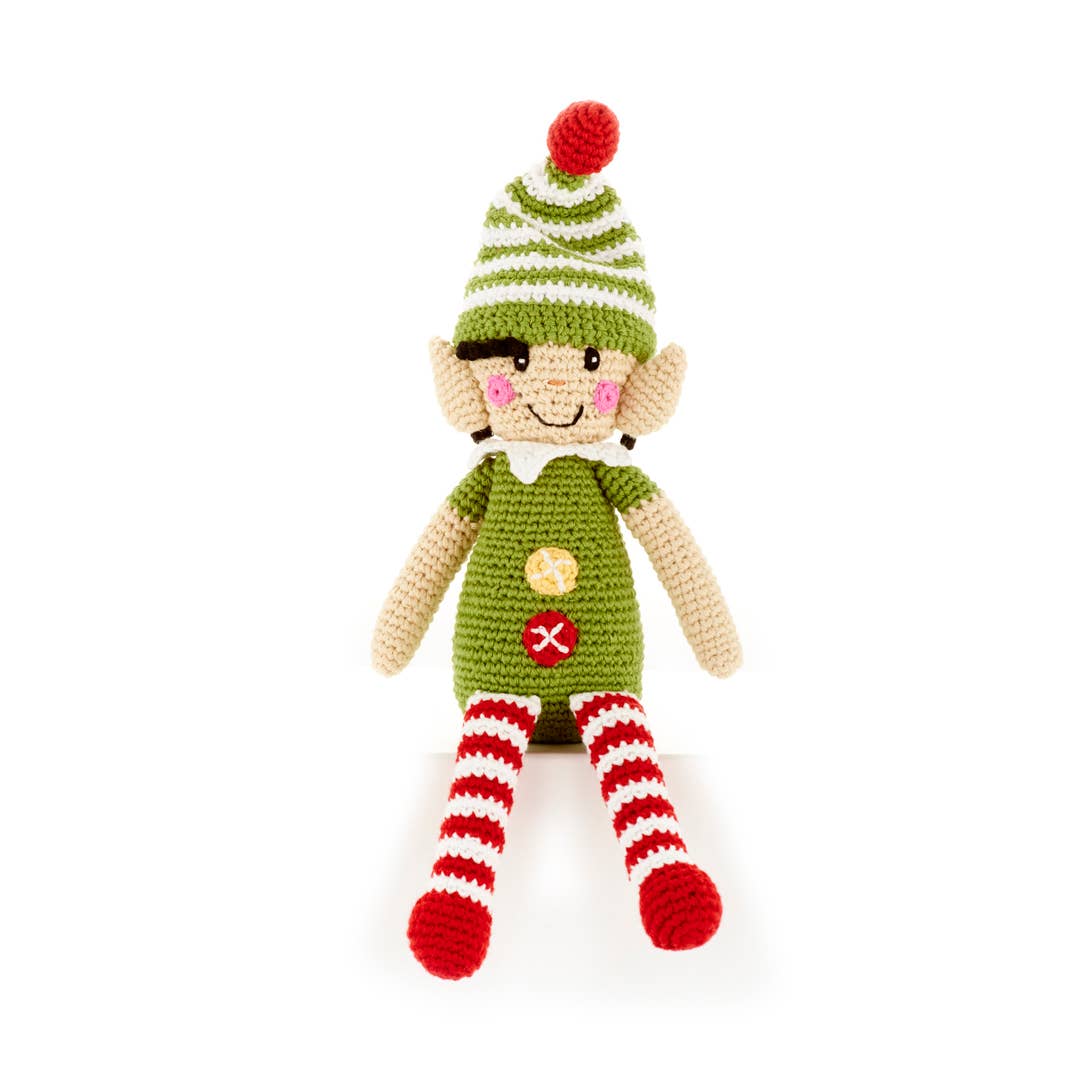 Pebble Christmas Elf Toy