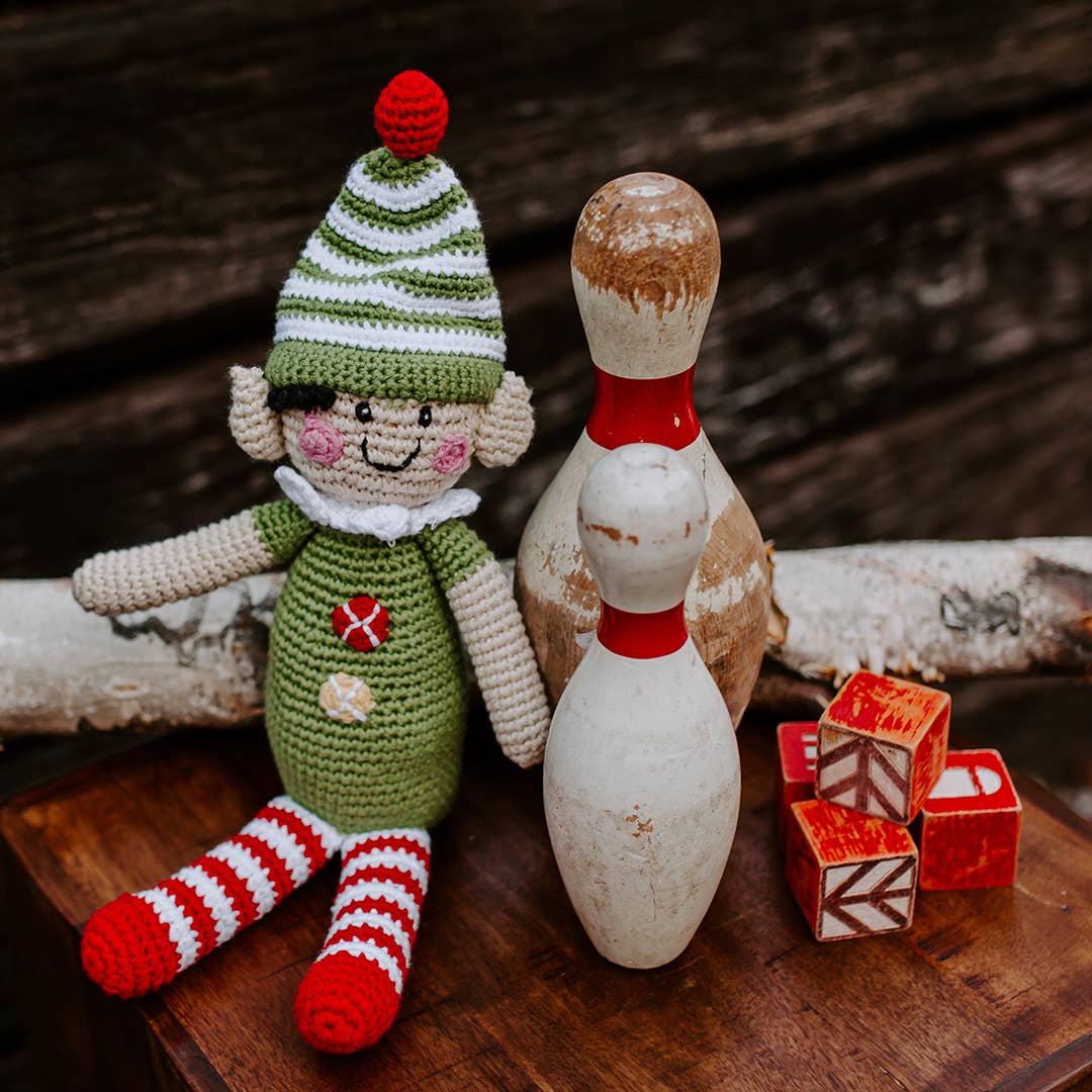 Pebble Christmas Elf Toy
