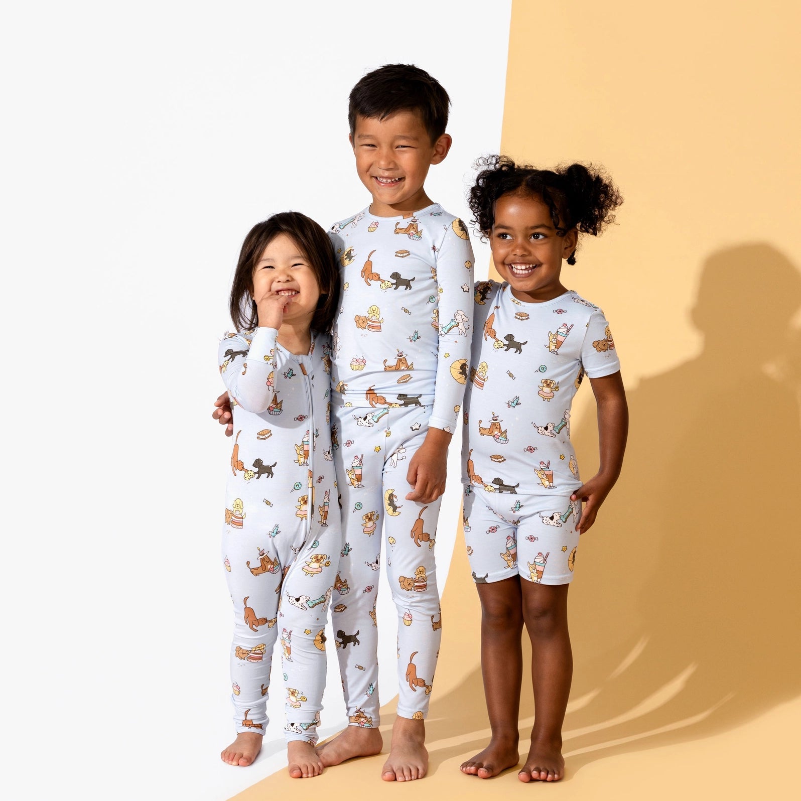 Dessert Dogs Kids Bamboo Short Set - Bellabu Bear