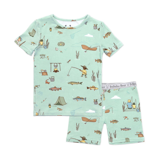 Fishing Kids Bamboo Short Set