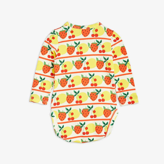 Fruits Long Sleeve Bodysuit - Mini Rodini