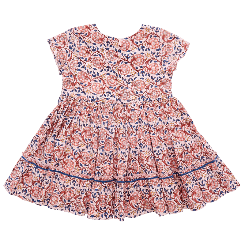 Girls Niley Dress - Pink Blossom - Pink Chicken