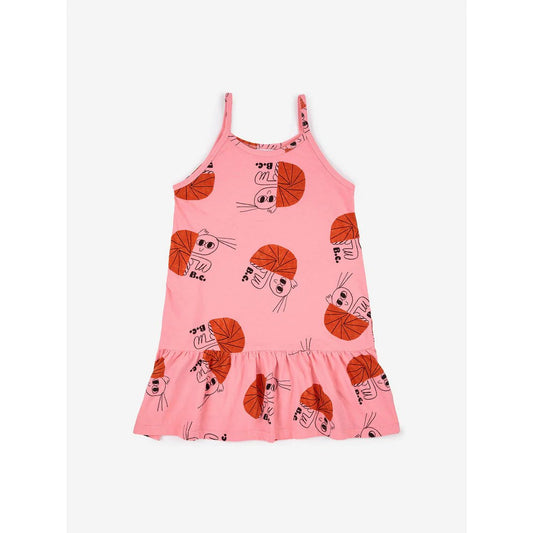 Hermit Crab All Over Strap Dress - Bobo Choses