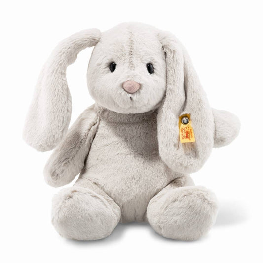 Hoppie Bunny Rabbit Plush Stuffed Toy, 11 Inches - Steiff