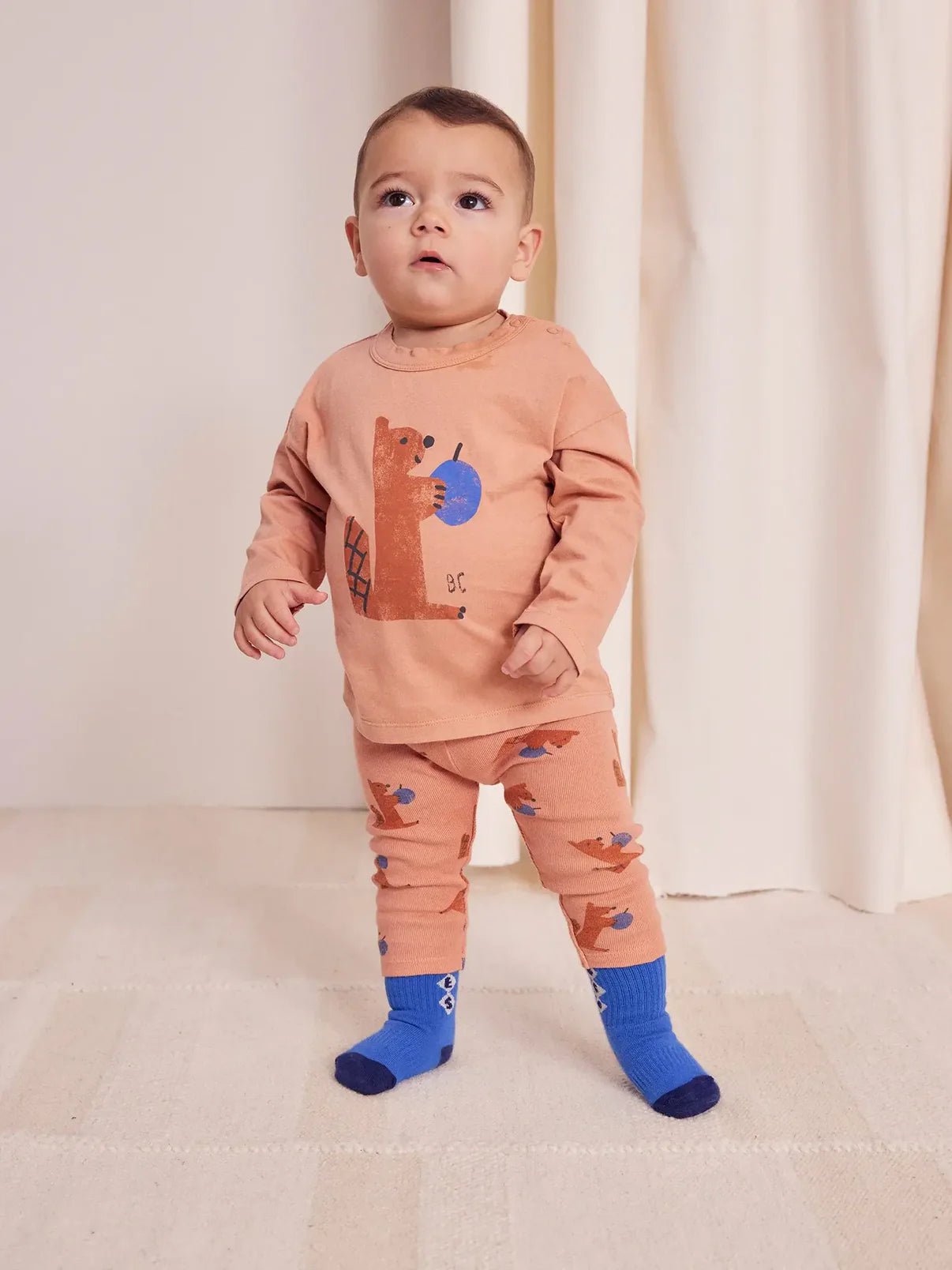 Hungry Squirrel All Over Leggings - Bobo Choses