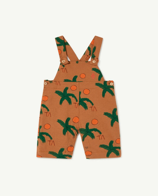 Jersey Mule Baby Jumpsuit Brown - The Animals Observatory