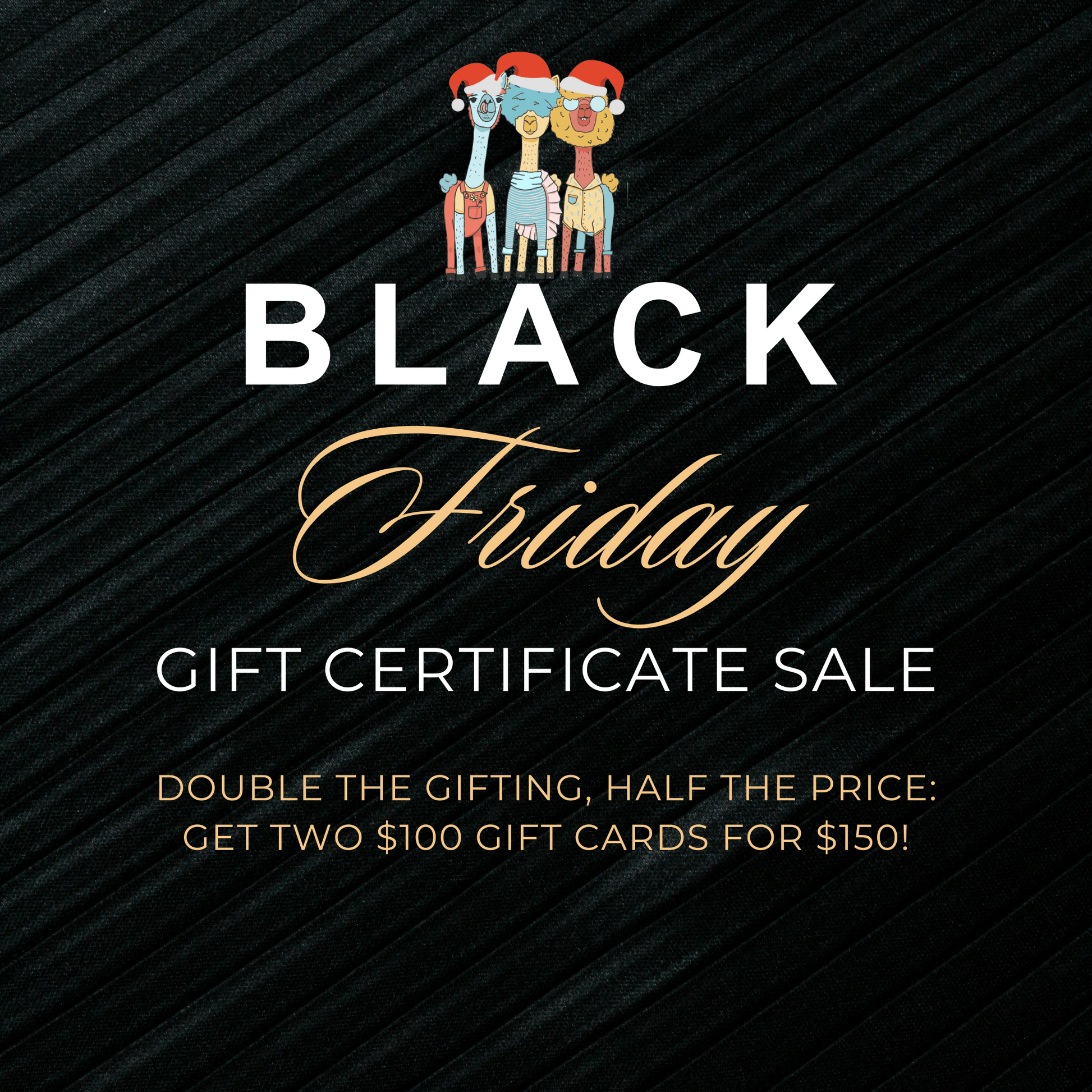Little Llamas Boutique Black Friday Gift Card Sale