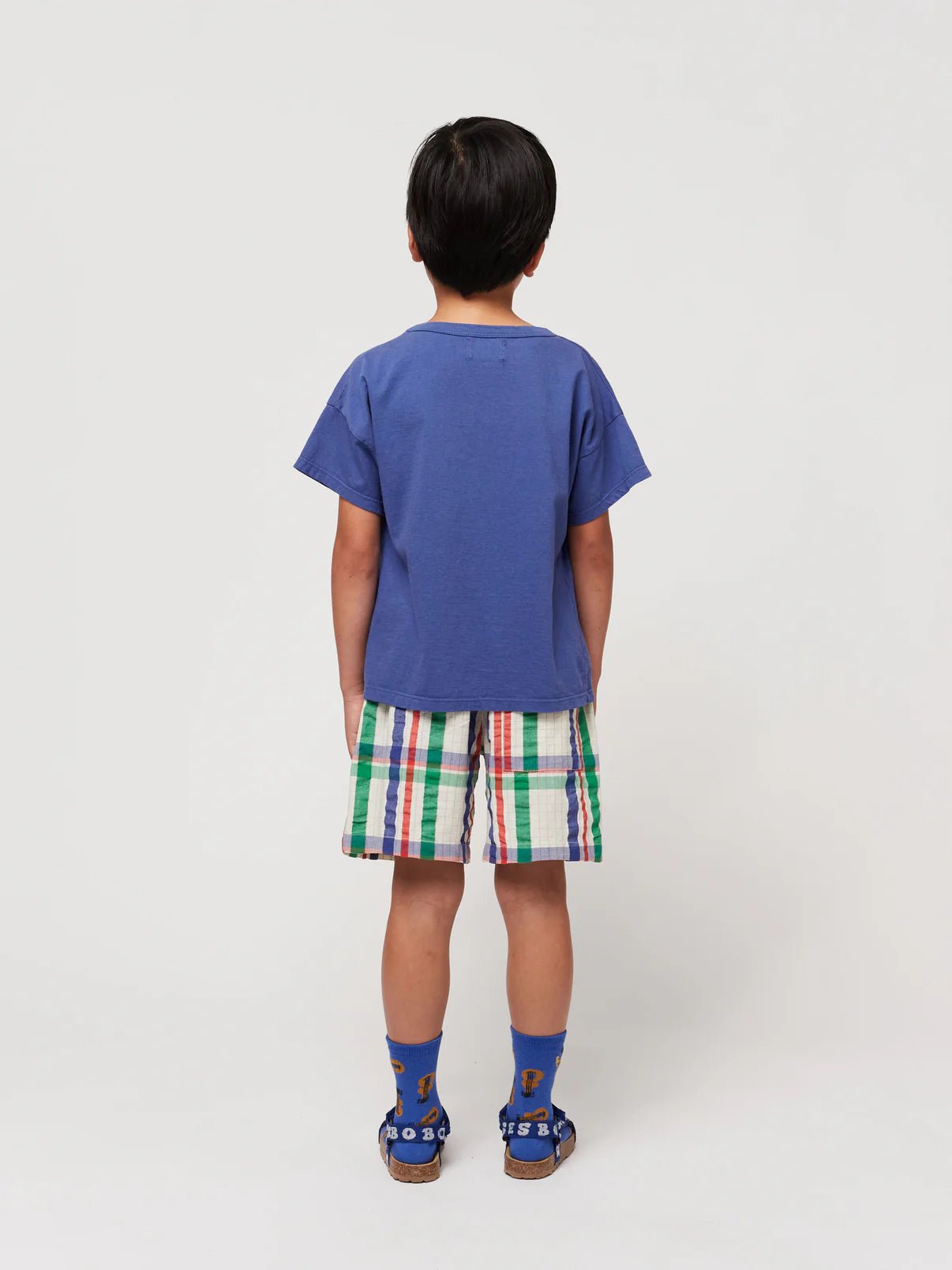 Madras Checks Woven Bermuda Shorts - Bobo Choses