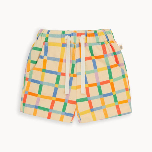 Mavericks - Rainbow Grid Shorts - Bonnie Mob