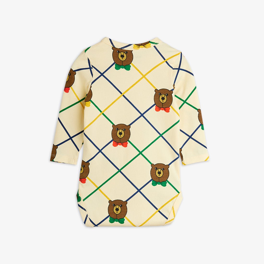 Mini Rodini | Bear Check AOP Bodysuit