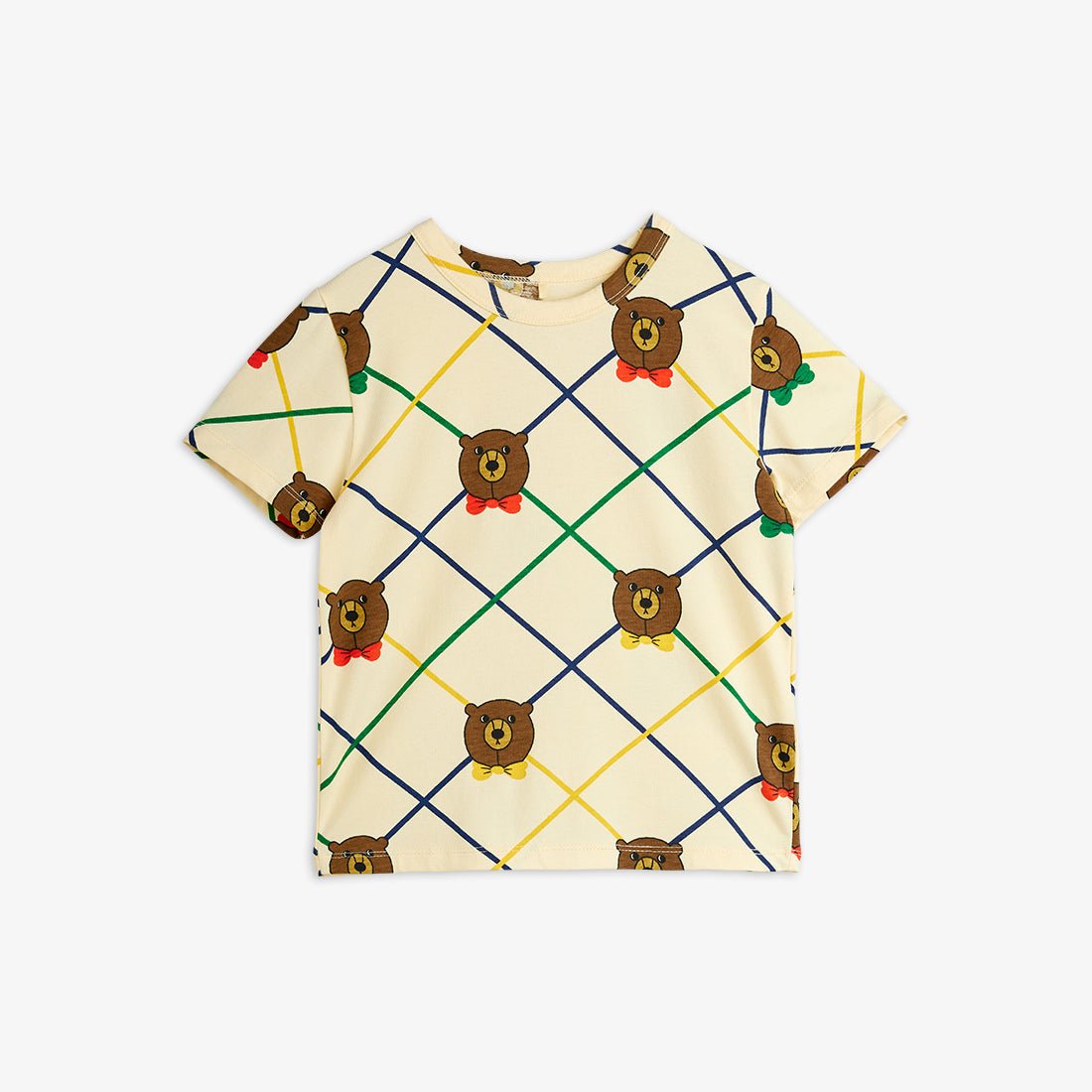 Mini Rodini | Bear Check AOP T-Shirt