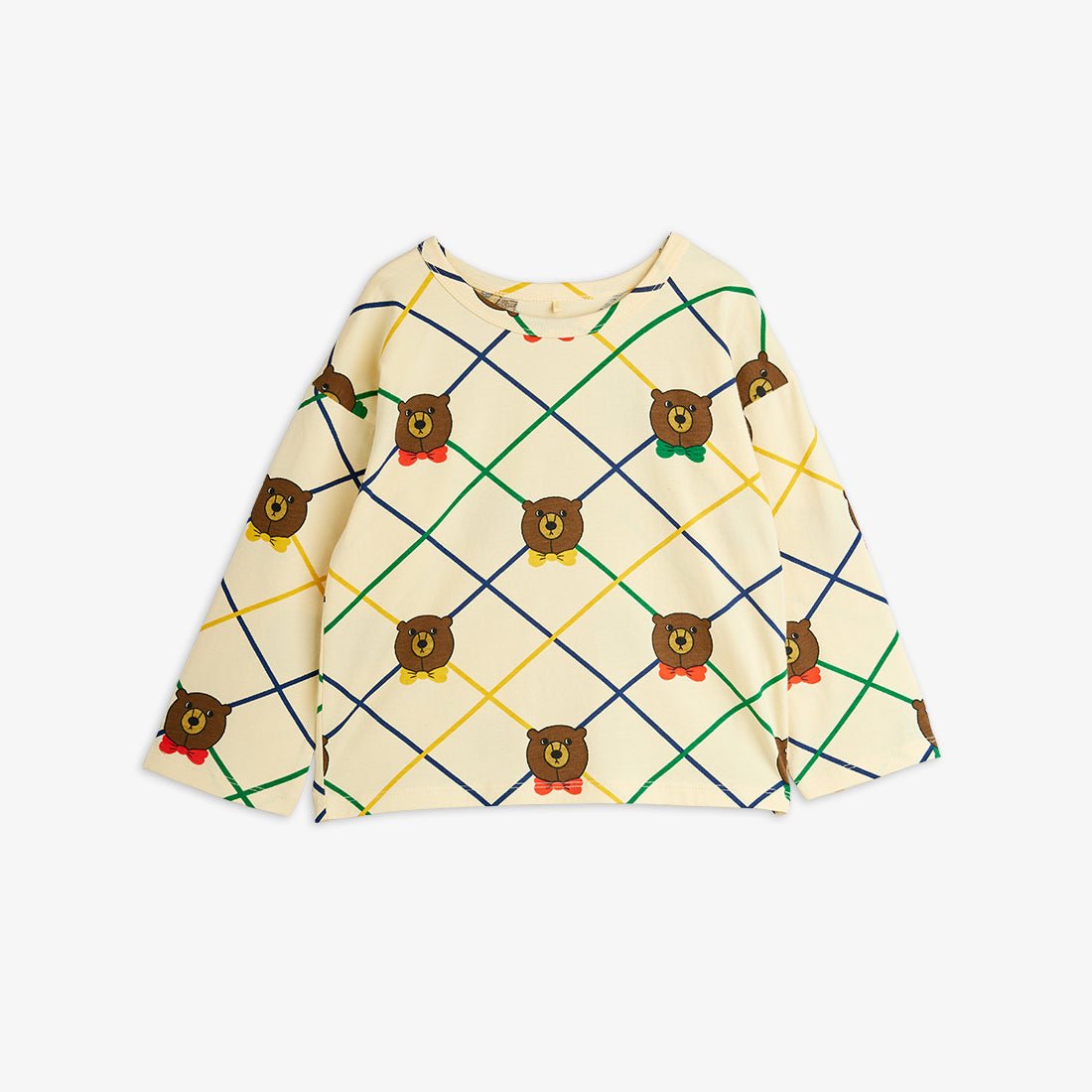 Mini Rodini Mini Rodini | Bear Check Long Sleeve T-Shirt