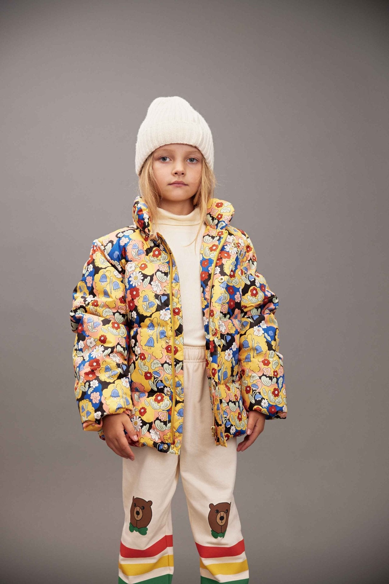 Mini Rodini | Bear Stripe Sweatpants