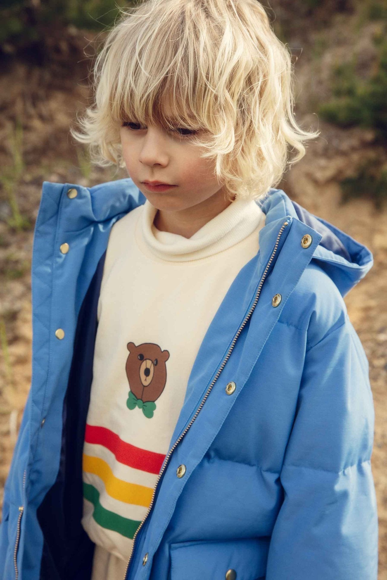 Mini Rodini | Bear Stripe Sweatshirt