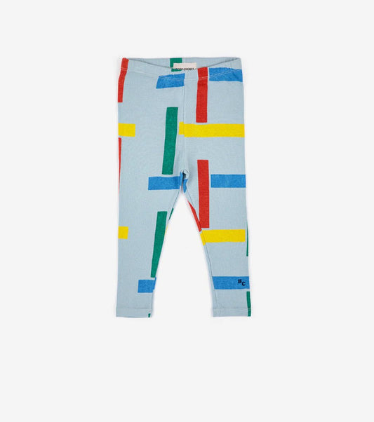 Multicolor Beacons All Over Leggings - Bobo Choses