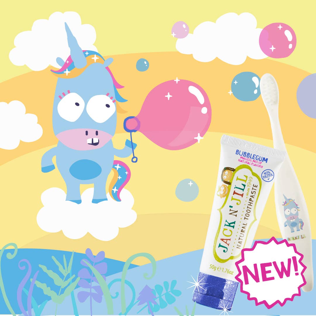 Natural Certified Toothpaste Bubblegum 50g - Jack N' Jill Kids
