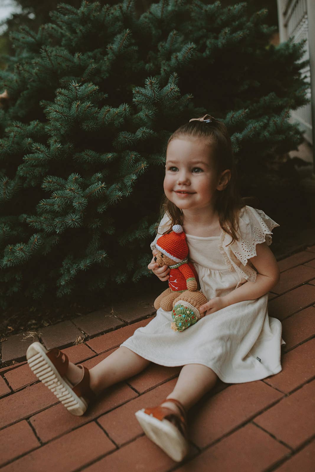 Pebble Christmas Cupcake Rattle – Handmade Holiday Keepsake