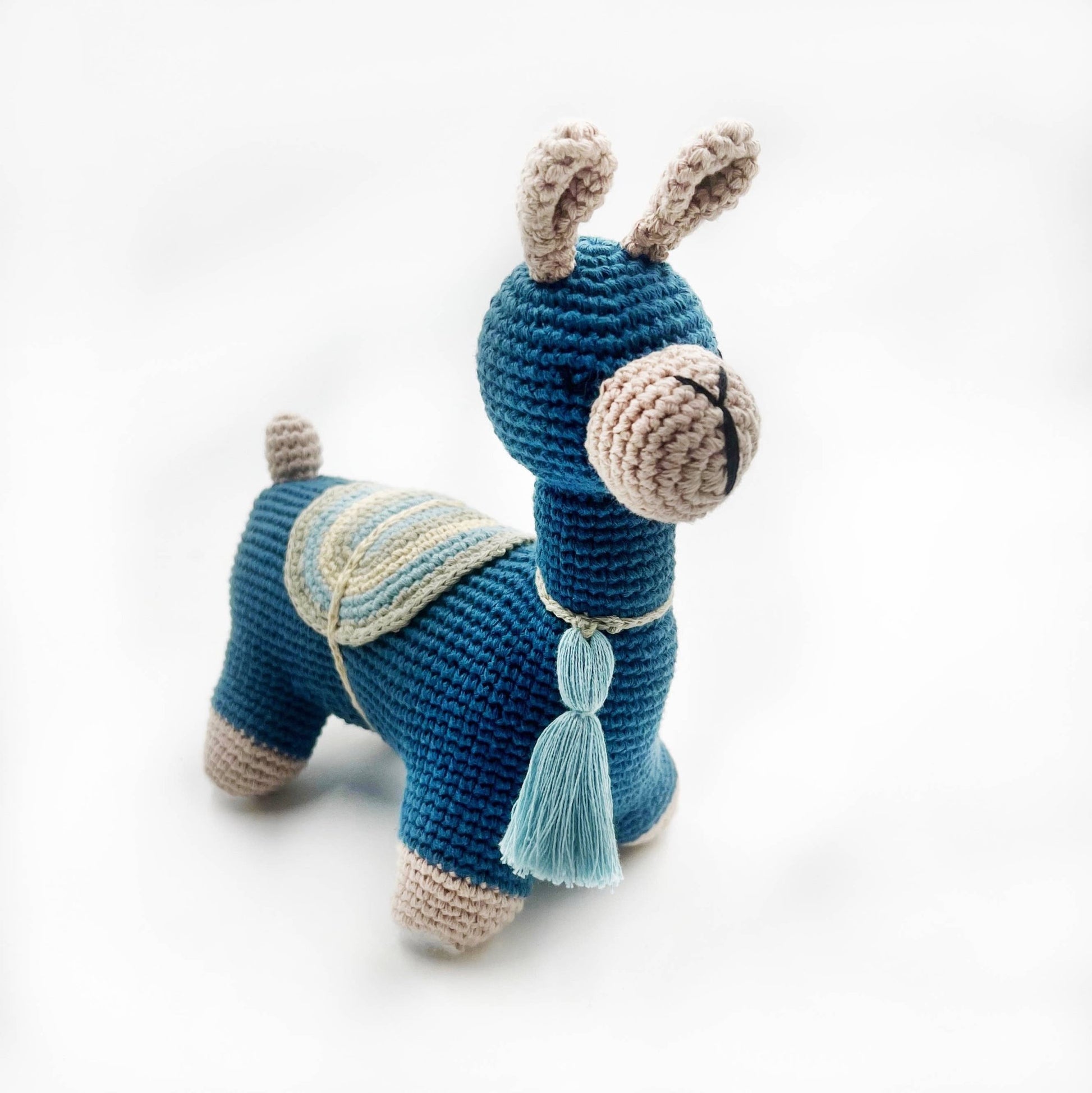Pebble Plush Llama Organic Kids Toy