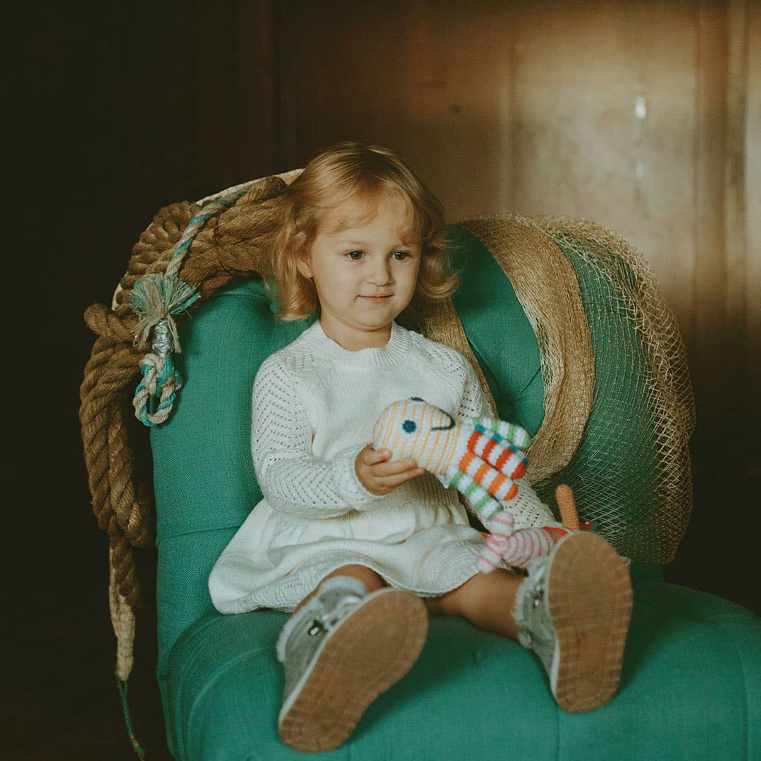 Pebble Plush Ocean Toy - Rainbow Octopus