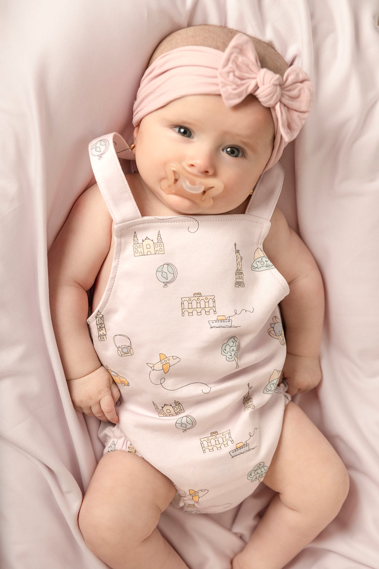 Pima Lima Pima Lima | Bubble Romper | Travel Lavender