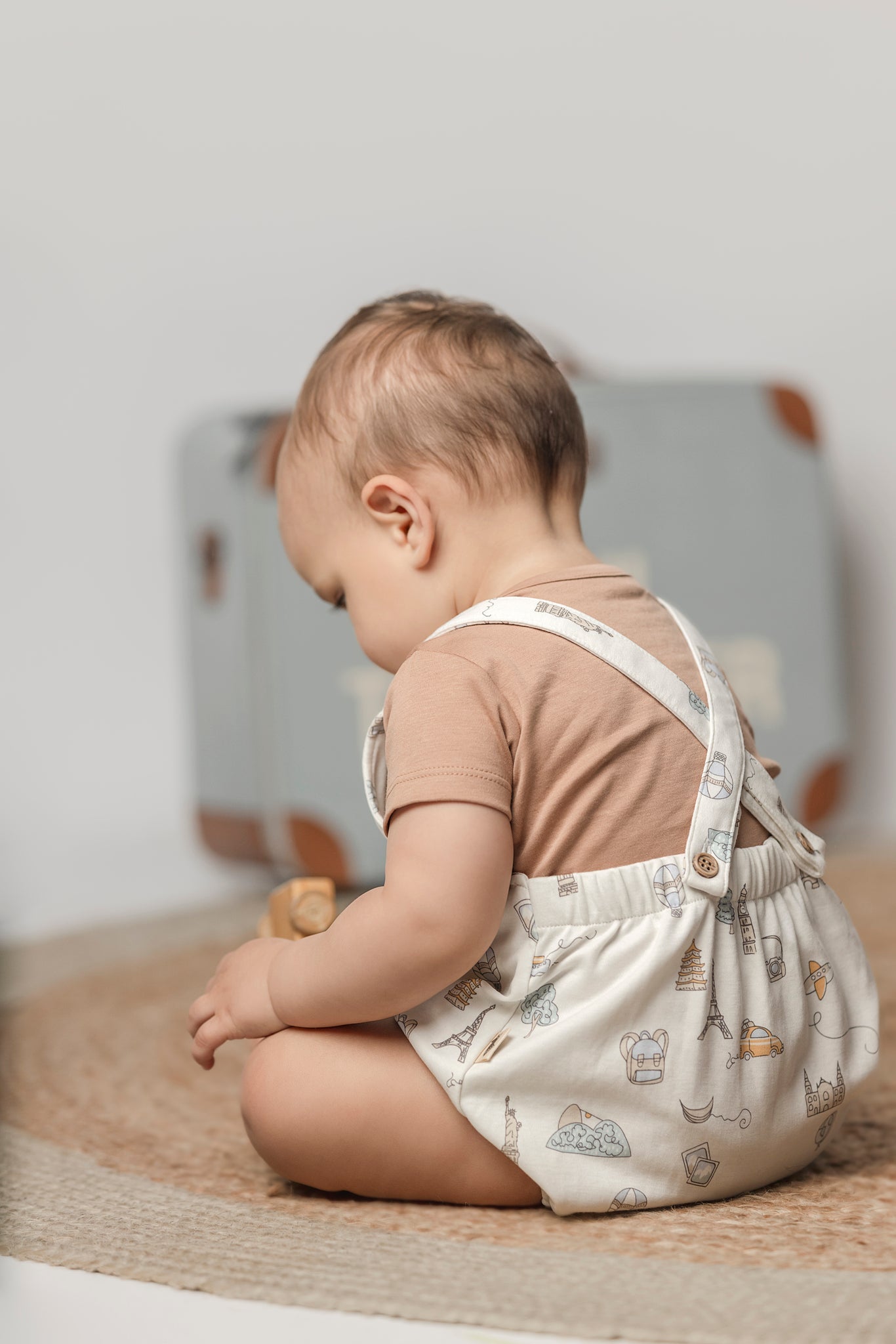 Pima Lima Pima Lima | Bubble Romper | Travel White