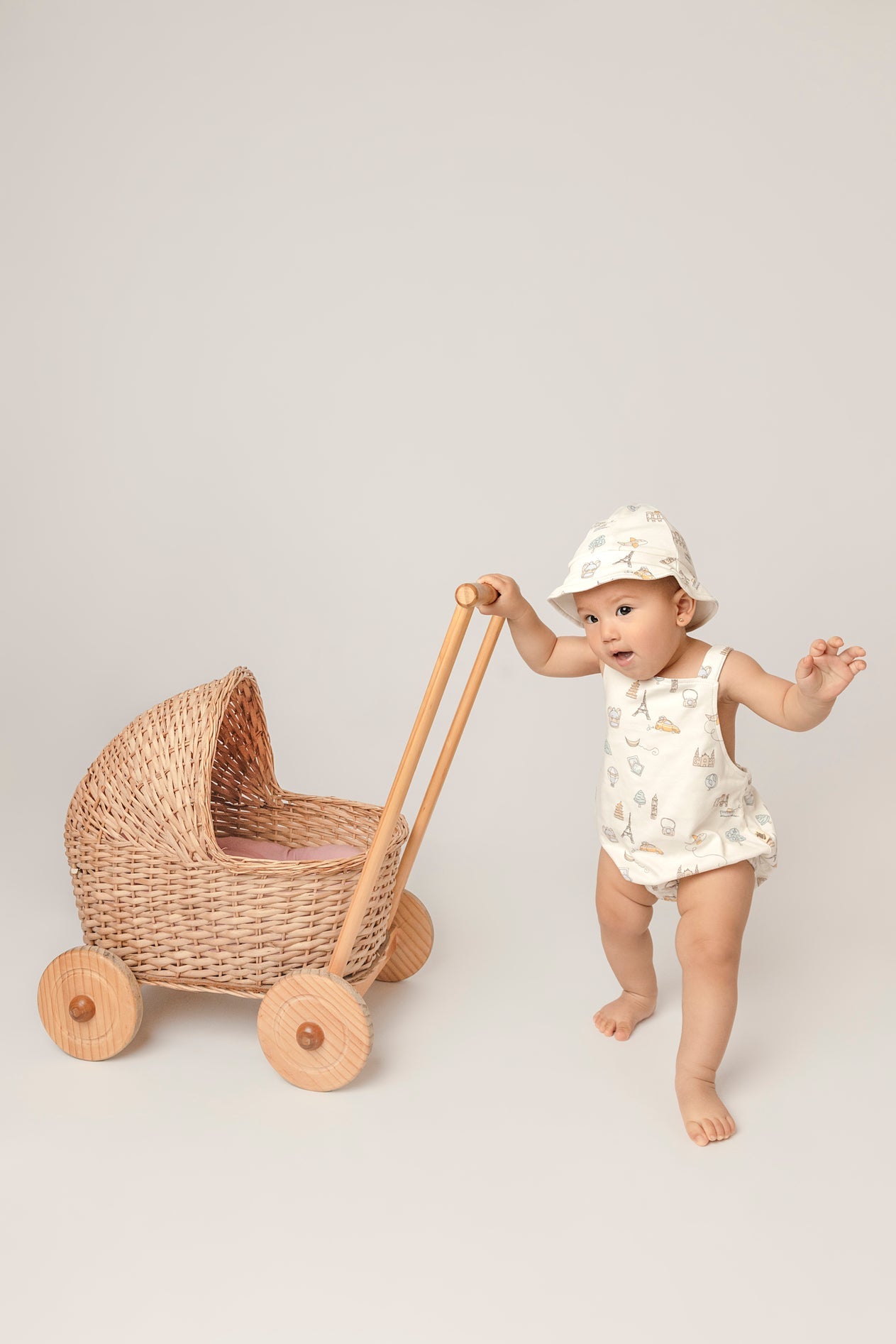 Pima Lima Pima Lima | Bubble Romper | Travel White